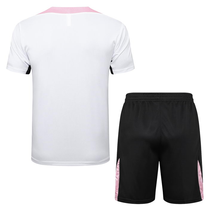 Chandal del Paris Saint-Germain Jordan Manga Corta 24-25 Blanco - Pantalon Corto
